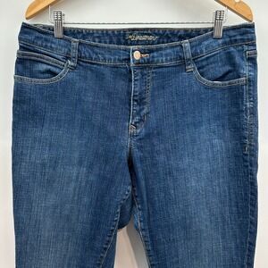 Old Navy The Dreamer Jeans Womens 14 Blue Denim Stretch Straight‎ Leg Outdoor